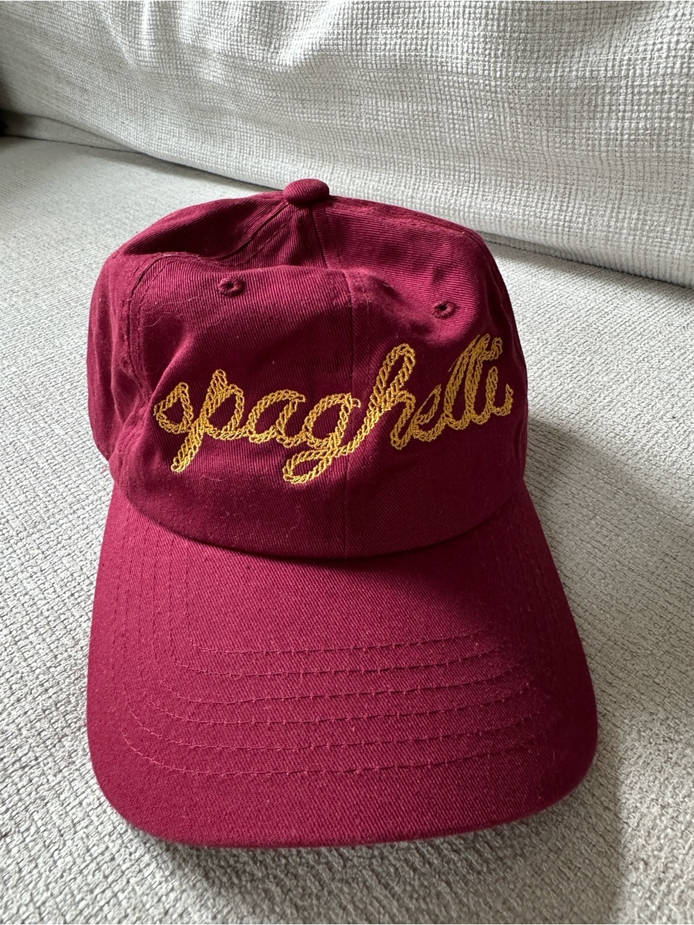Stitched ‘Spaghetti’ Hat